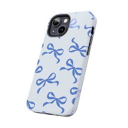 Vintage Blue Bow Phone Case