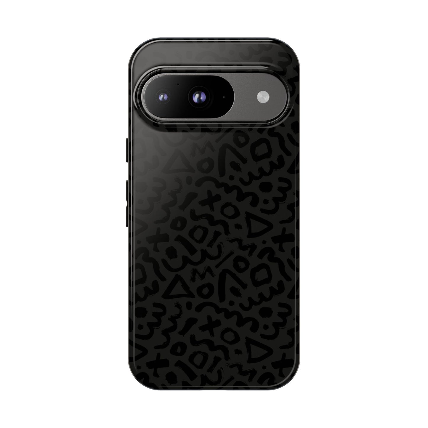 Retro Geometric Vibes Phone Case – 80s 90s Vintage Abstract Pattern for iPhone & Samsung - JGUS