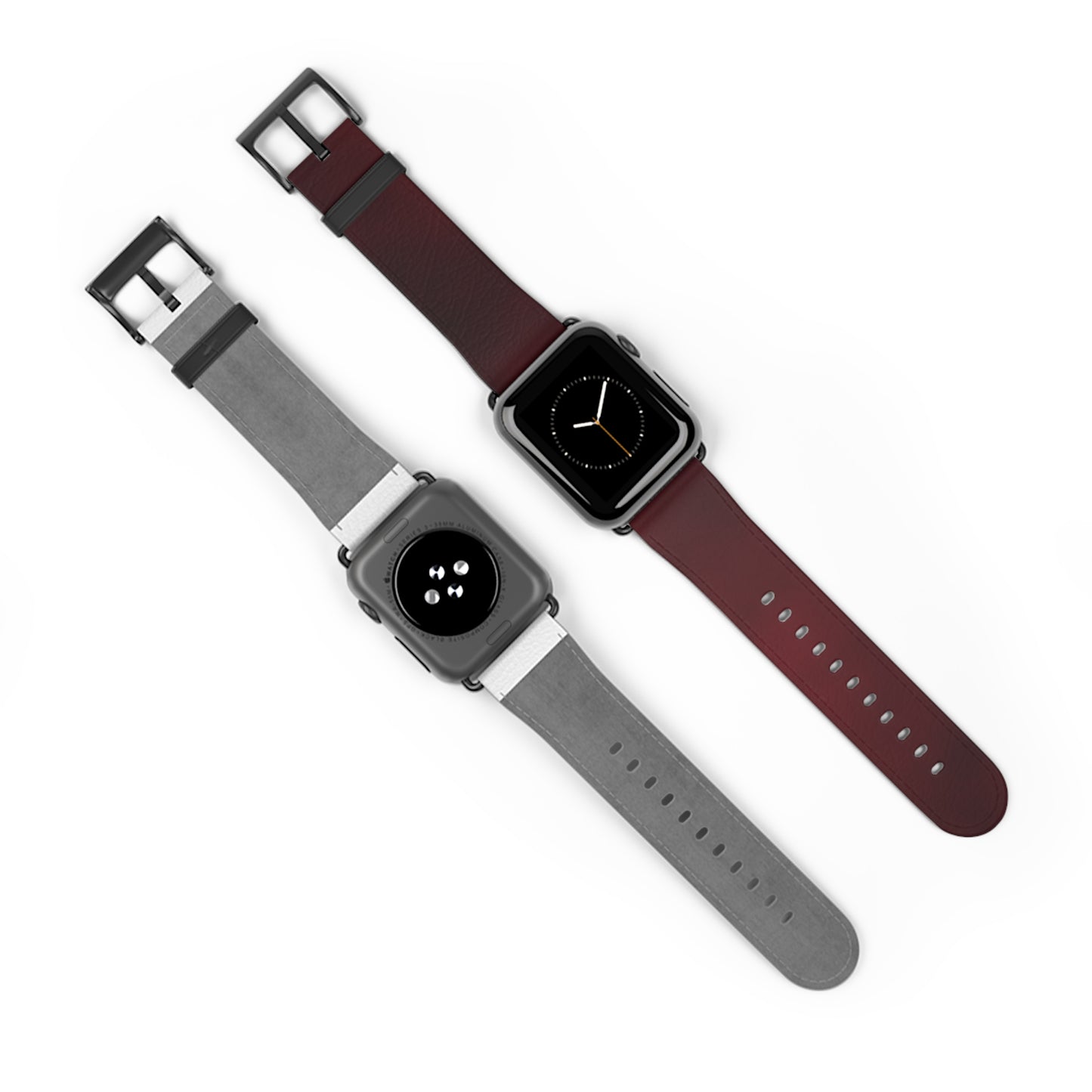 Vintage Burgundy Cherry Apple Watch Band – Sustainable, Stylish, and Comfortable