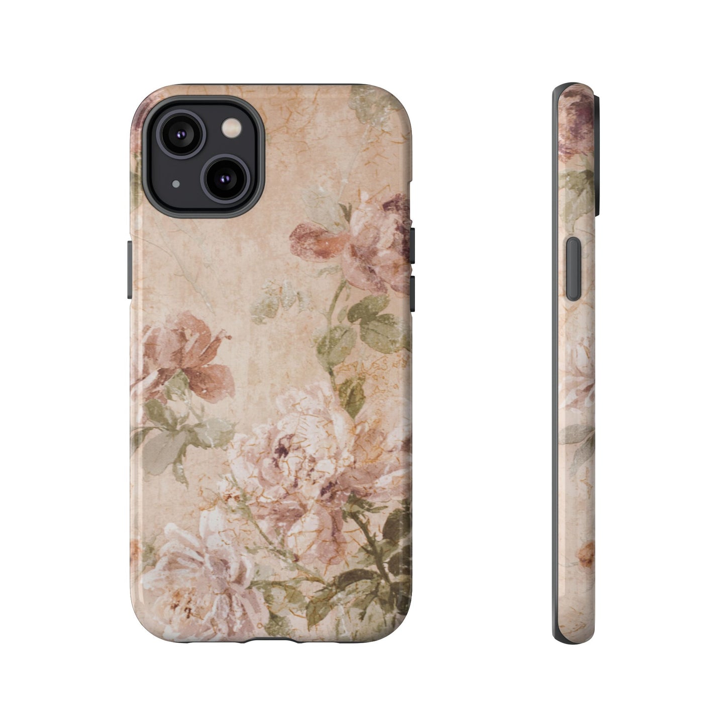 Victorian Floral Phone Case – Vintage Flower Design for iPhone & Samsung