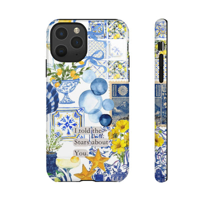 Lemon summertime collage Phone Case