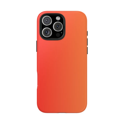 Vibrant Red Orange Phone Case