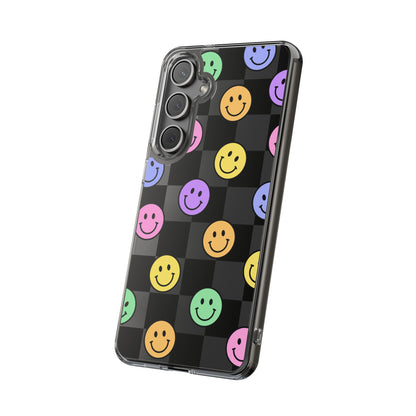 Happy Vibes Clear Phone Case