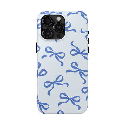 Vintage Blue Bow Phone Case