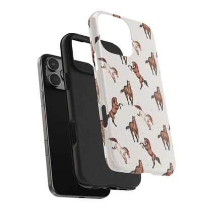 Wild Mustang Horse Pattern Phone Case – Stylish, Protective & Eco-Friendly