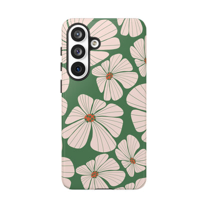 Retro Floral Abstract Phone Case – Vintage 70s & 80s Aesthetic for iPhone & Samsung - JGUS