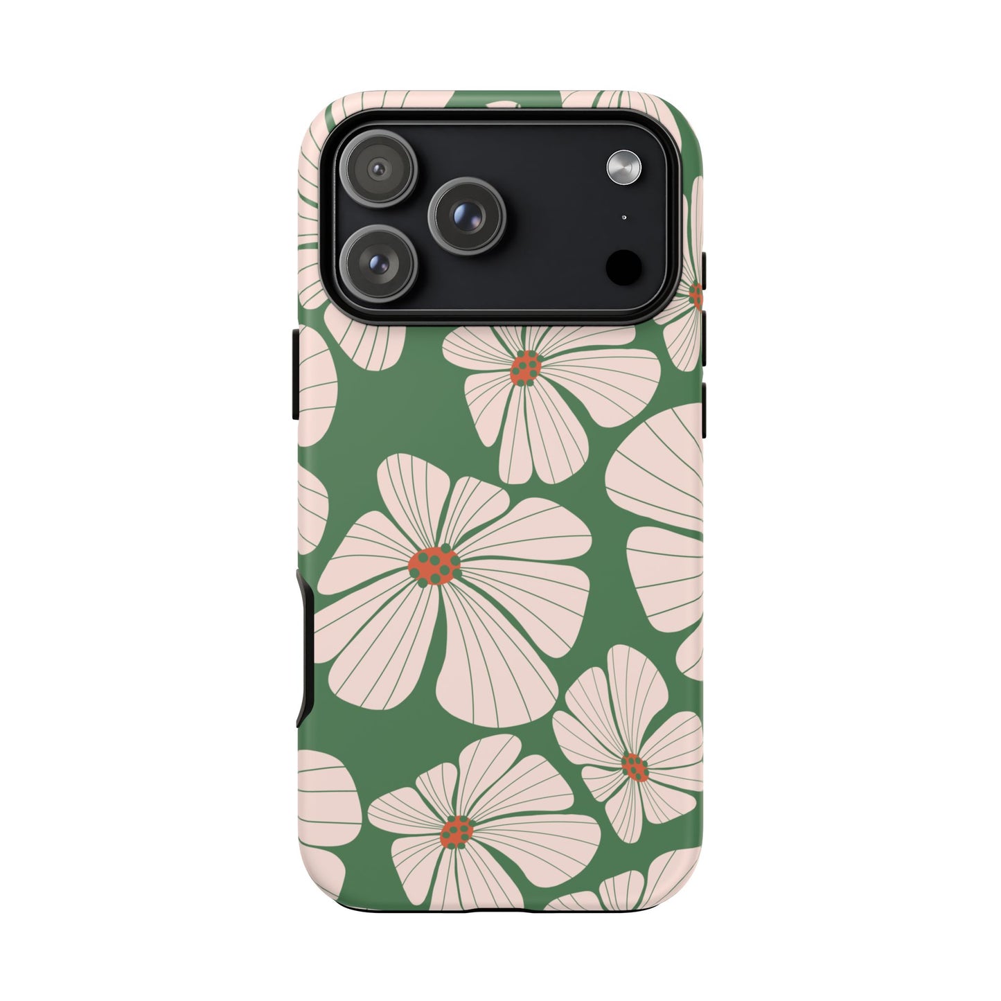 Retro Floral Abstract Phone Case – Vintage 70s & 80s Aesthetic for iPhone & Samsung - JGUS