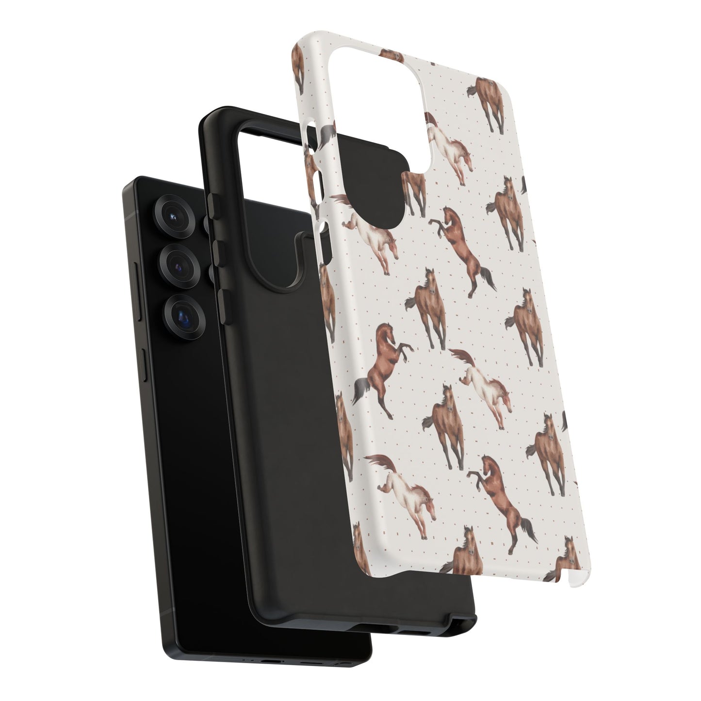 Wild Mustang Horse Pattern Phone Case – Stylish, Protective & Eco-Friendly - JGUS