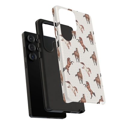 Wild Mustang Horse Pattern Phone Case – Stylish, Protective & Eco-Friendly - JGUS
