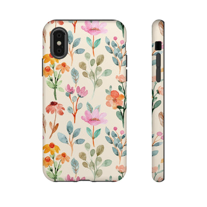 Petal Splash Watercolor Symphony Phone Case