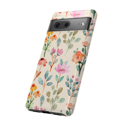 Petal Splash Watercolor Symphony Phone Case