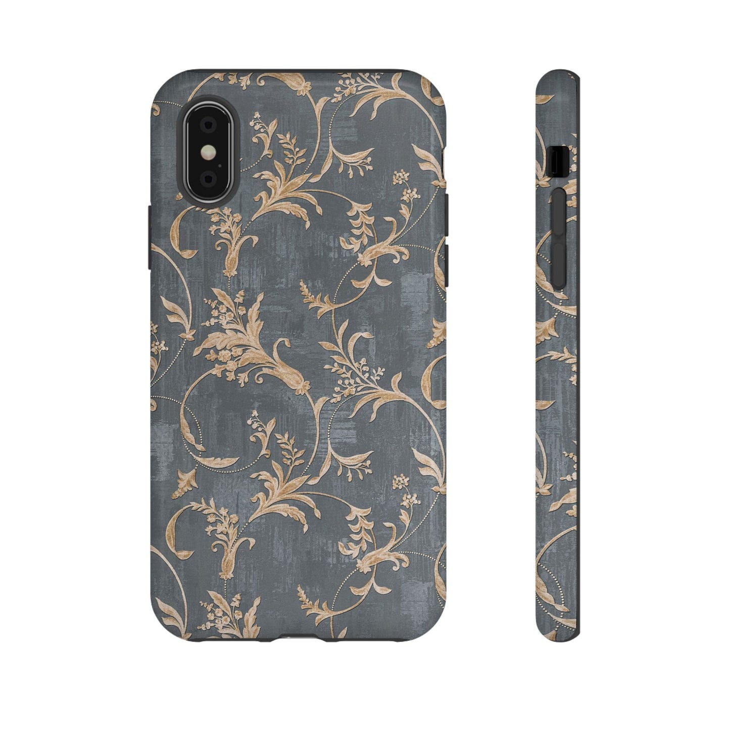Old-Fashioned Flower Phone Case – Aesthetic Protective Cover for iPhone & Samsung - JGUS