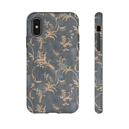 Old-Fashioned Flower Phone Case – Aesthetic Protective Cover for iPhone & Samsung - JGUS