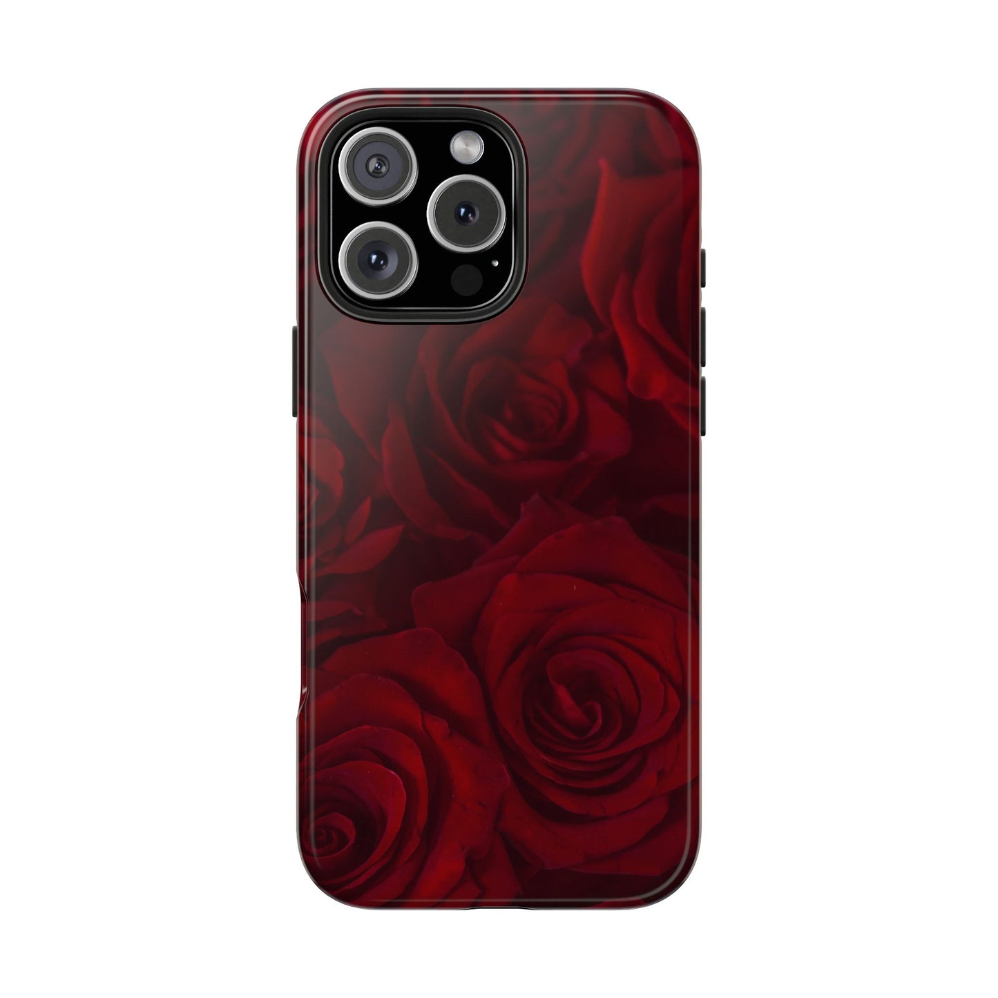 Velvet Rose - Burgundy Floral Phone Case