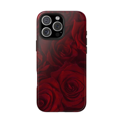 Velvet Rose - Burgundy Floral Phone Case