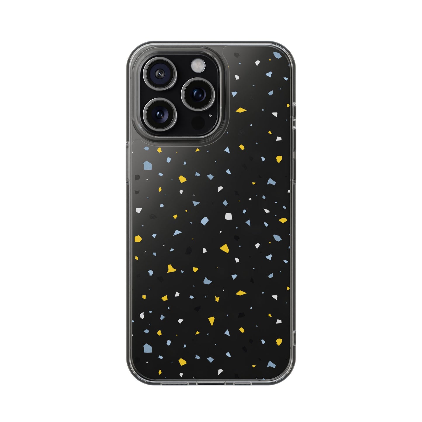 Terrazzo Chic Clear Phone Cases