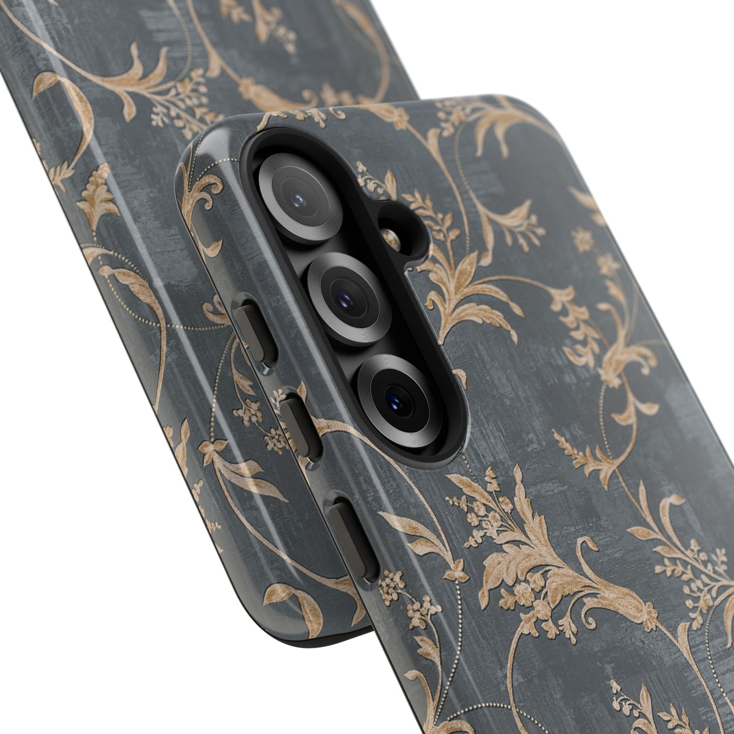 Old-Fashioned Flower Phone Case – Aesthetic Protective Cover for iPhone & Samsung - JGUS