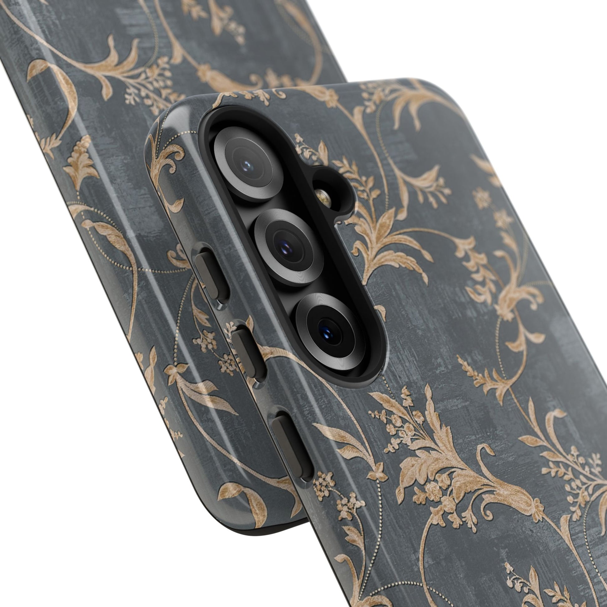 Old-Fashioned Flower Phone Case – Aesthetic Protective Cover for iPhone & Samsung - JGUS