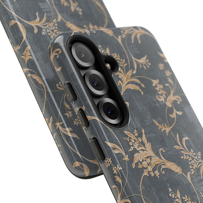 Old-Fashioned Flower Phone Case – Aesthetic Protective Cover for iPhone & Samsung - JGUS