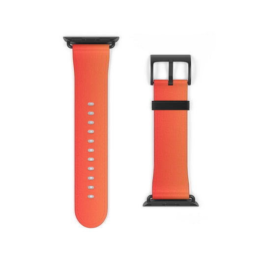 Vibrant Red Orange Apple Watch Band - JGUS