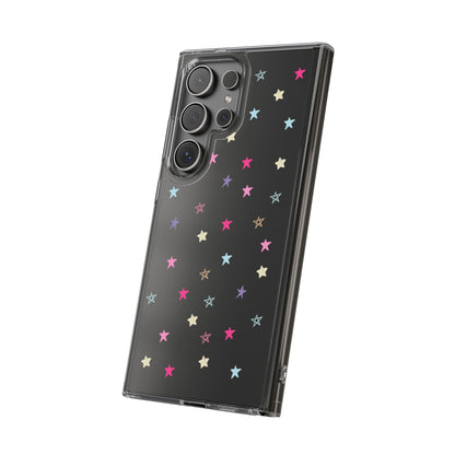 Star Pattern Clear Phone Case