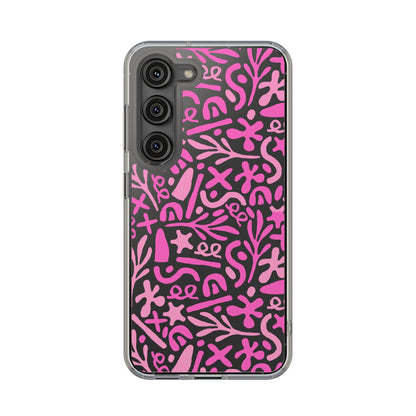 Abstract Vibes Clear Phone Case