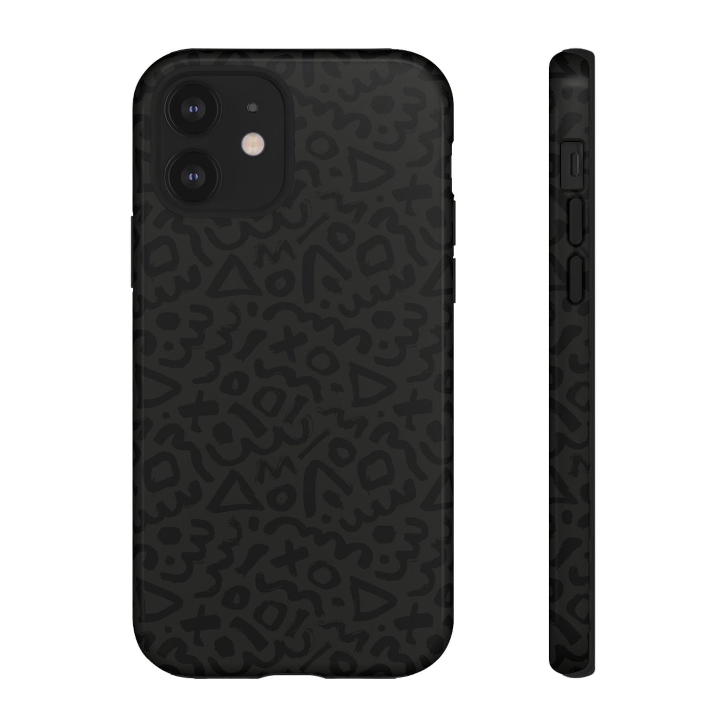 Retro Geometric Vibes Phone Case – 80s 90s Vintage Abstract Pattern for iPhone & Samsung - JGUS