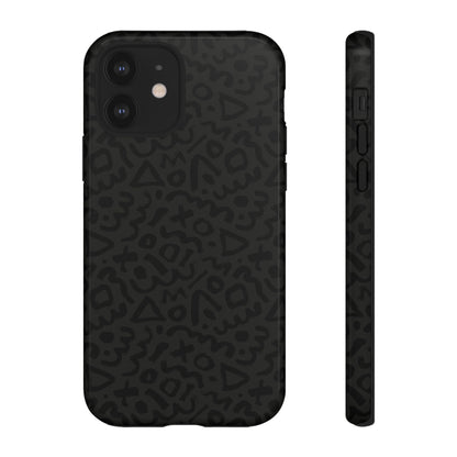 Retro Geometric Vibes Phone Case – 80s 90s Vintage Abstract Pattern for iPhone & Samsung - JGUS
