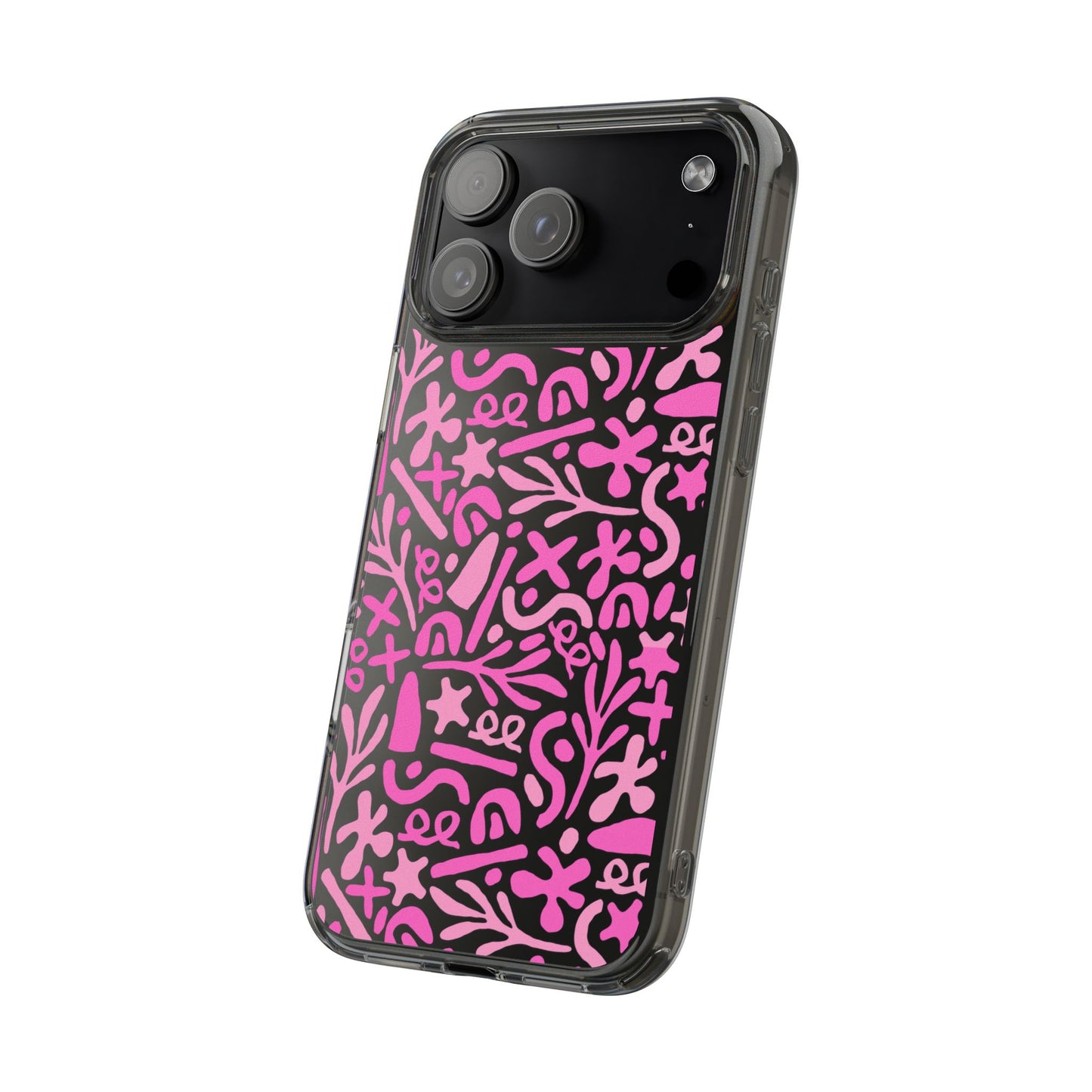 Abstract Vibes Clear Phone Case