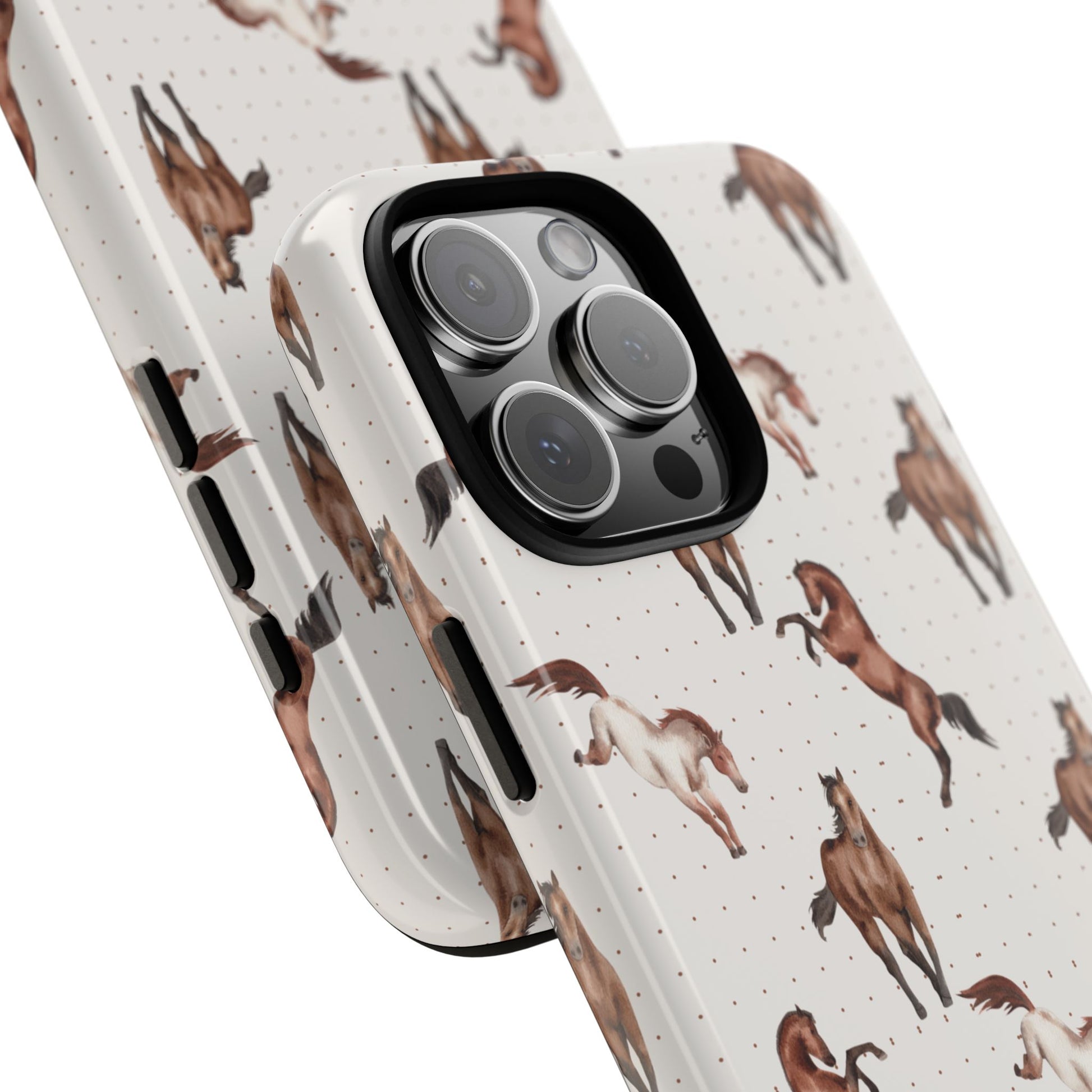 Wild Mustang Horse Pattern Phone Case – Stylish, Protective & Eco-Friendly - JGUS
