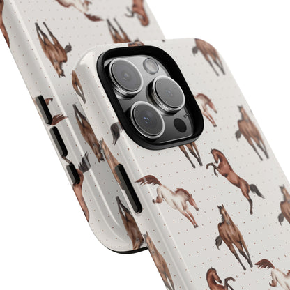 Wild Mustang Horse Pattern Phone Case – Stylish, Protective & Eco-Friendly - JGUS