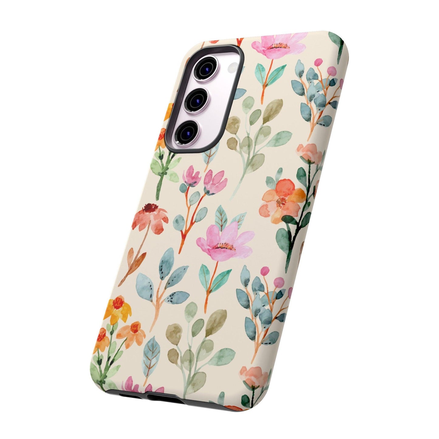 Petal Splash Watercolor Symphony Phone Case