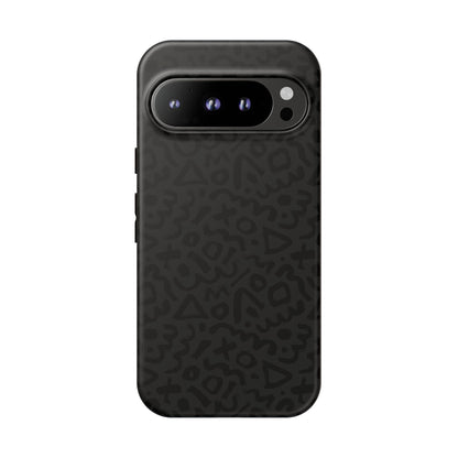 Retro Geometric Vibes Phone Case – 80s 90s Vintage Abstract Pattern for iPhone & Samsung - JGUS