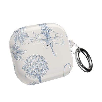 Jasmine Sketch Shockproof & Scratch-Resistant AirPods Case – Wireless Charging Compatible