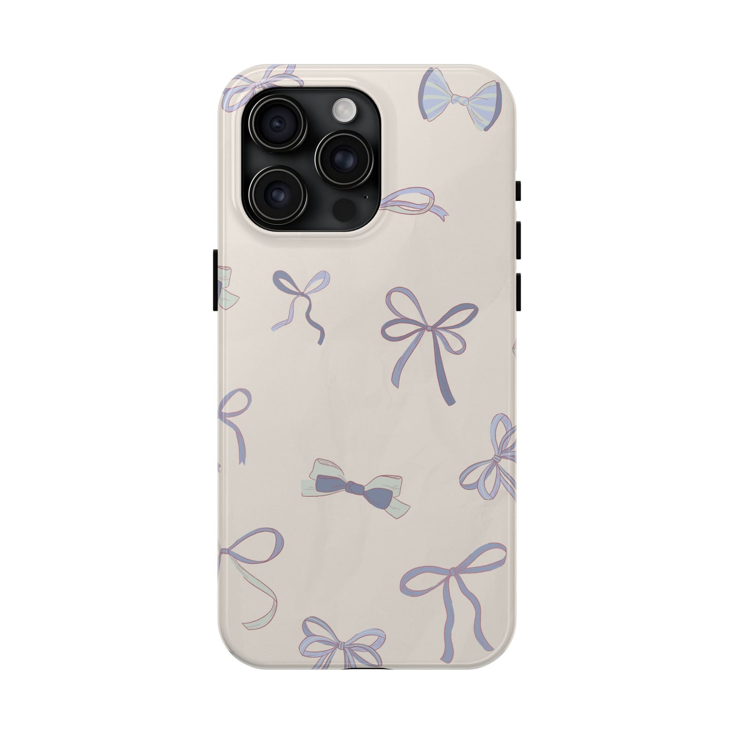 Coquette Pattern Ribbon bow Phone Case iPhone