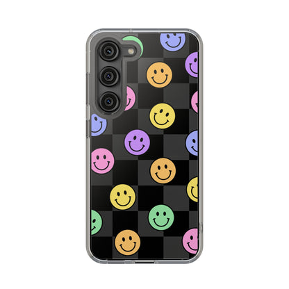 Happy Vibes Clear Phone Case