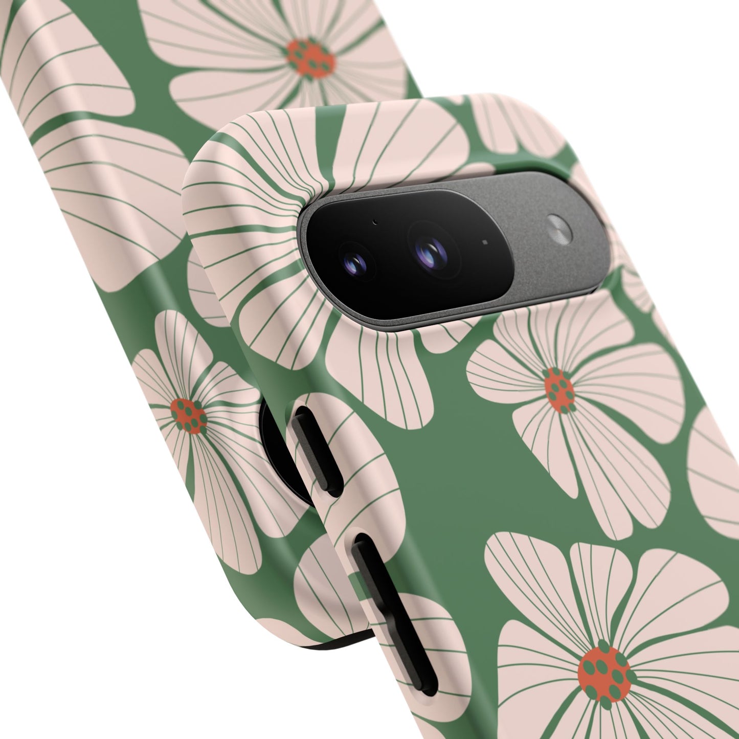 Retro Floral Abstract Phone Case – Vintage 70s & 80s Aesthetic for iPhone & Samsung - JGUS