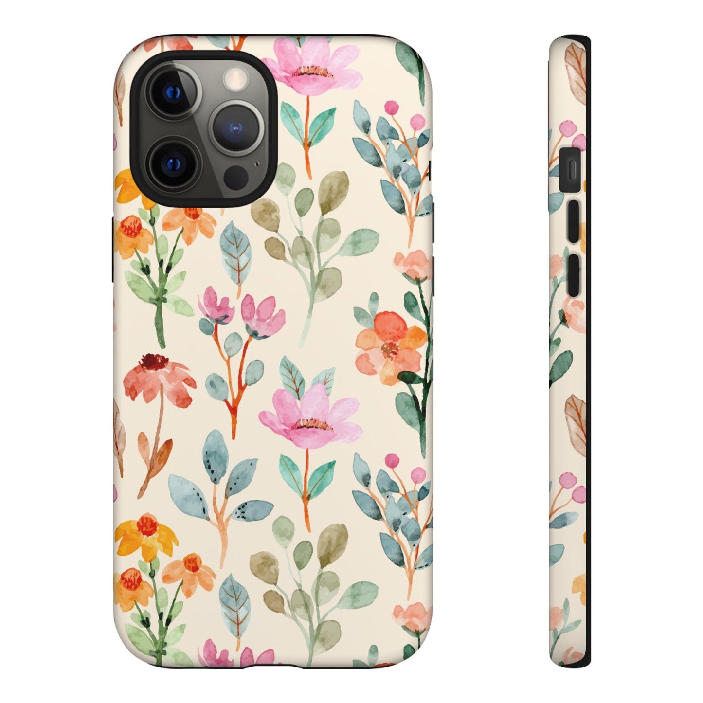 Petal Splash Watercolor Symphony Phone Case