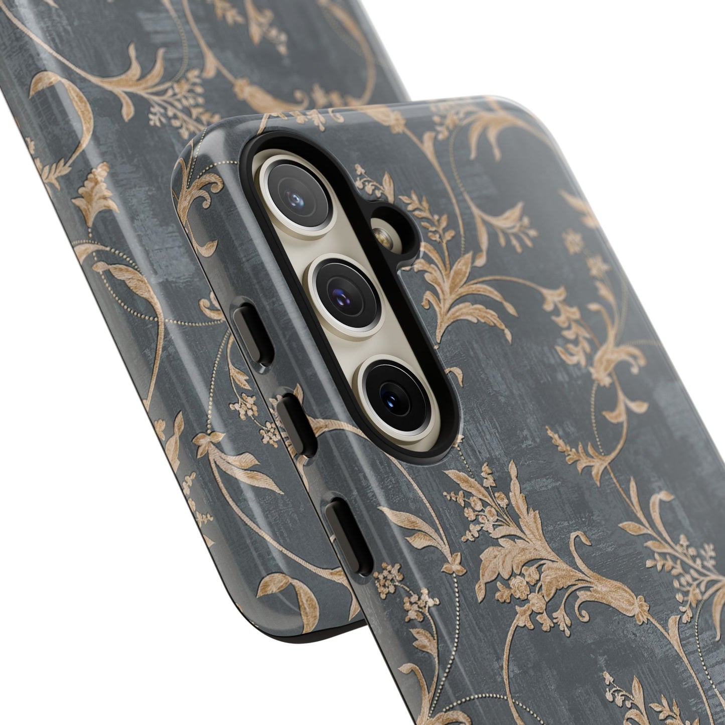 Old-Fashioned Flower Phone Case – Aesthetic Protective Cover for iPhone & Samsung - JGUS