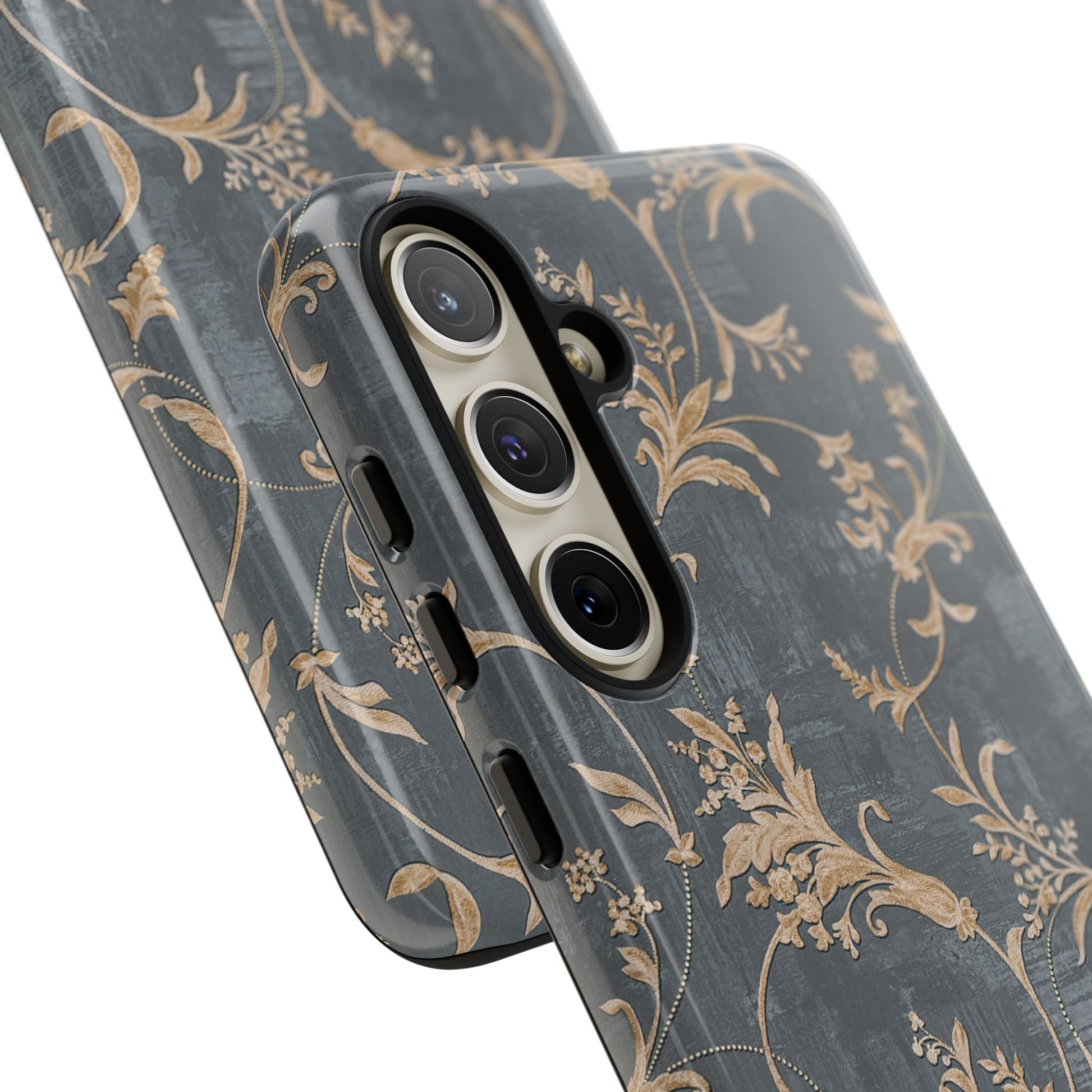 Old-Fashioned Flower Phone Case – Aesthetic Protective Cover for iPhone & Samsung - JGUS
