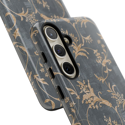 Old-Fashioned Flower Phone Case – Aesthetic Protective Cover for iPhone & Samsung - JGUS