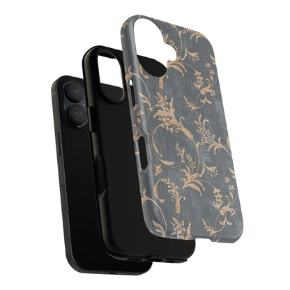 Old-Fashioned Flower Phone Case – Aesthetic Protective Cover for iPhone & Samsung - JGUS