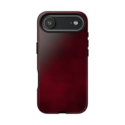 Vintage Burgundy Cherry Phone Case – Elegant Floral Design for iPhone 17 & Samsung Galaxy | Tough Protective Cover - JGUS