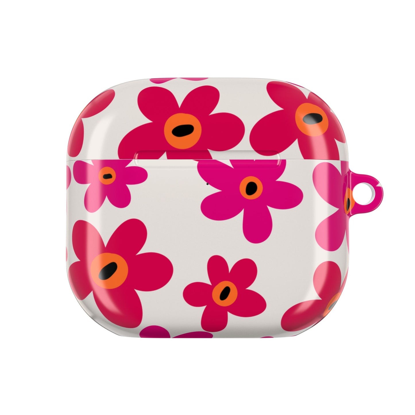 Abstract Florals Shockproof & Scratch-Resistant AirPods Case – Wireless Charging Compatible
