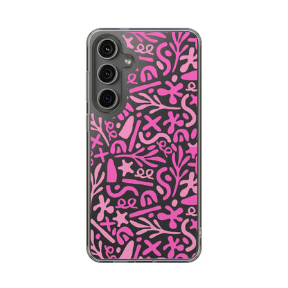 Abstract Vibes Clear Phone Case