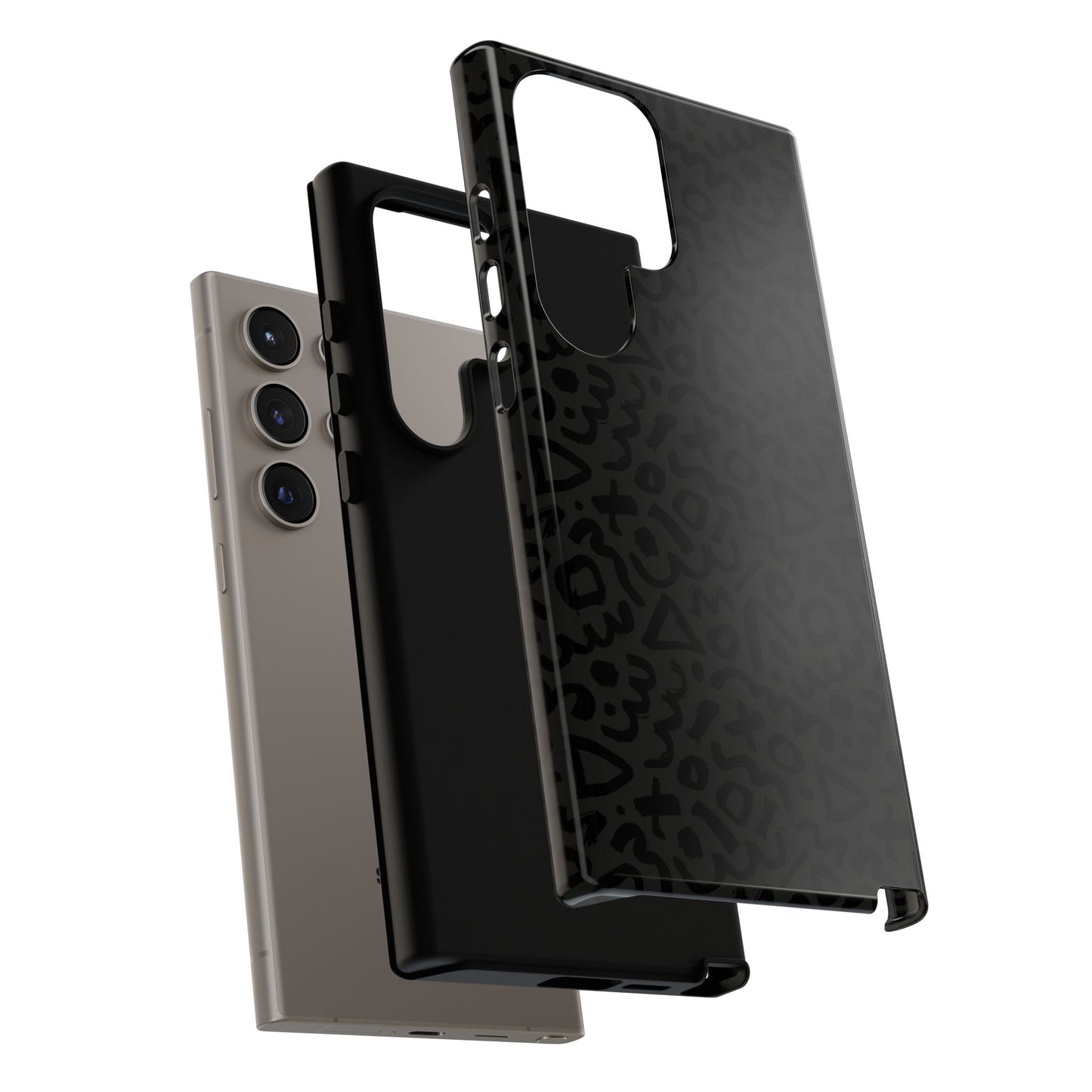 Retro Geometric Vibes Phone Case – 80s 90s Vintage Abstract Pattern for iPhone & Samsung - JGUS