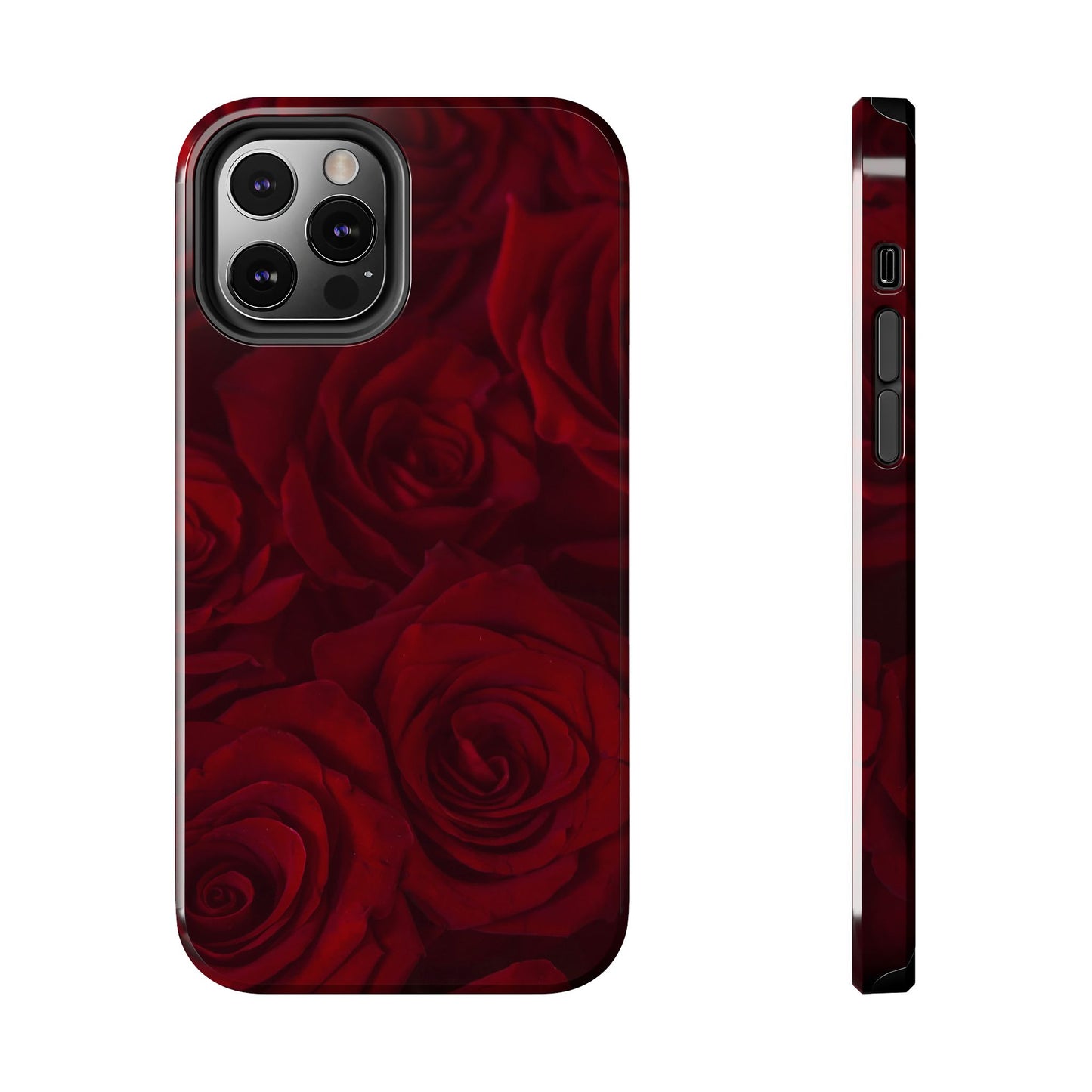 Velvet Rose - Burgundy Floral Phone Case