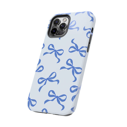 Vintage Blue Bow Phone Case