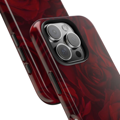 Velvet Rose - Burgundy Floral Phone Case