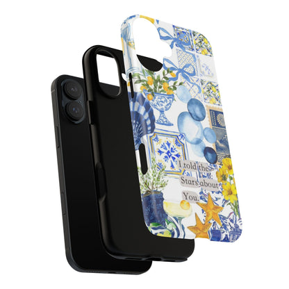 Lemon summertime collage Phone Case